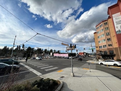 An image of Northeast 137th Street and Lake City Way Northeast