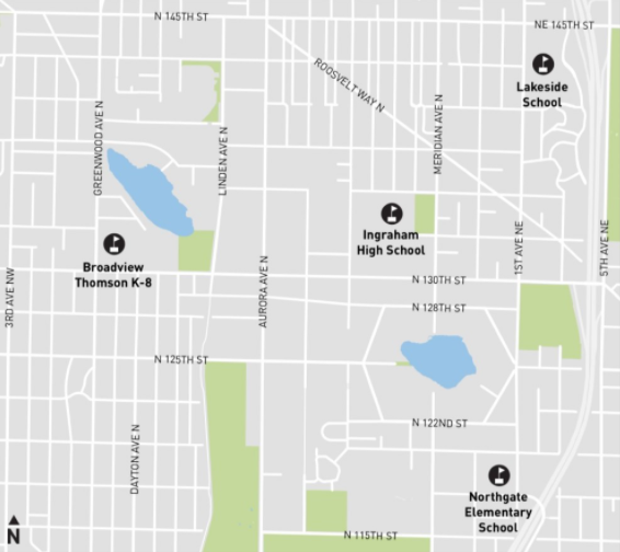 Map - School crossings