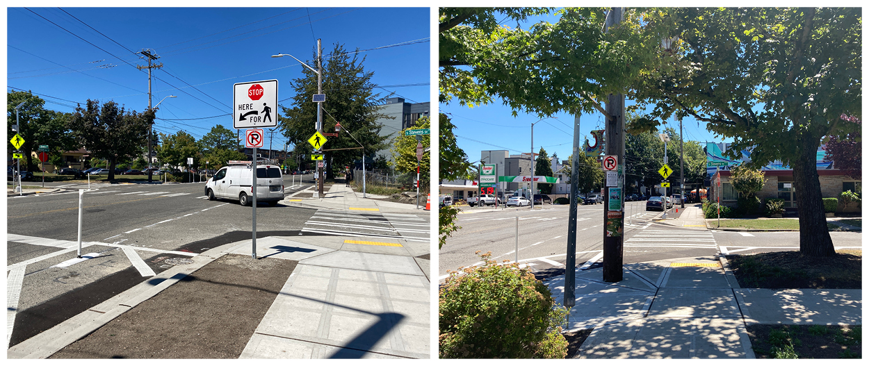 Beacon Ave S Safety Enhancements Project after photos