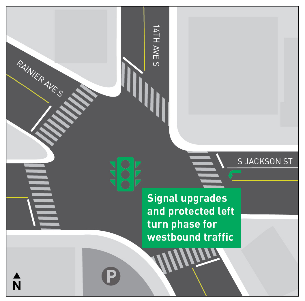 Rainier Ave S and S Jackson St 