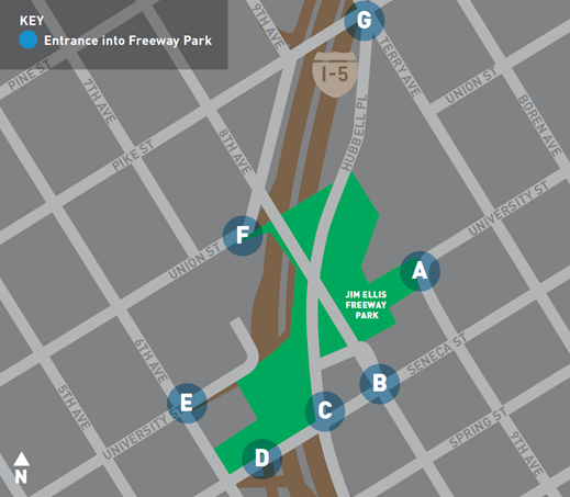 map visualization of the above design elements