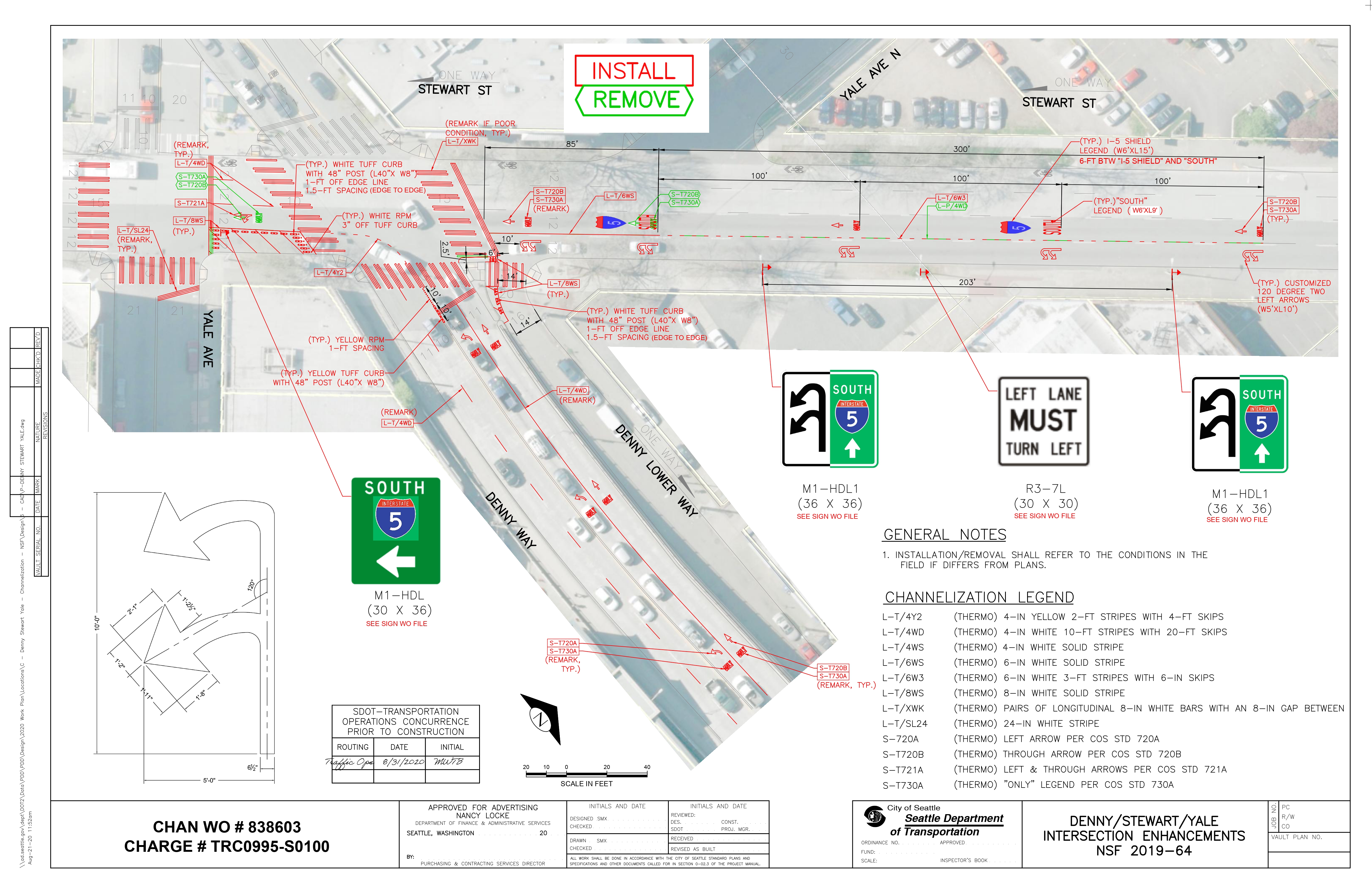 Denny-Stewart-Yale Street design