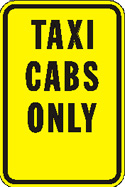 Taxi Stand sign
