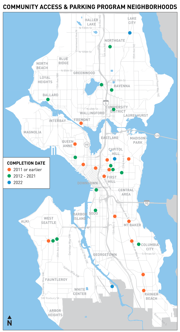 Community Access Parking Map