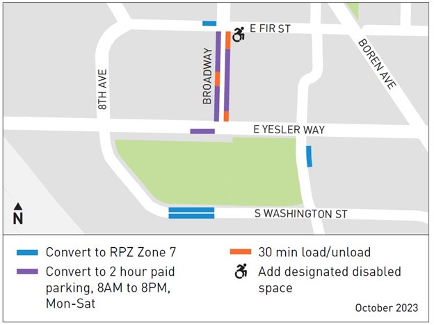 Yesler Broadway Map