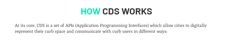 Explanation of Curb Data Specification