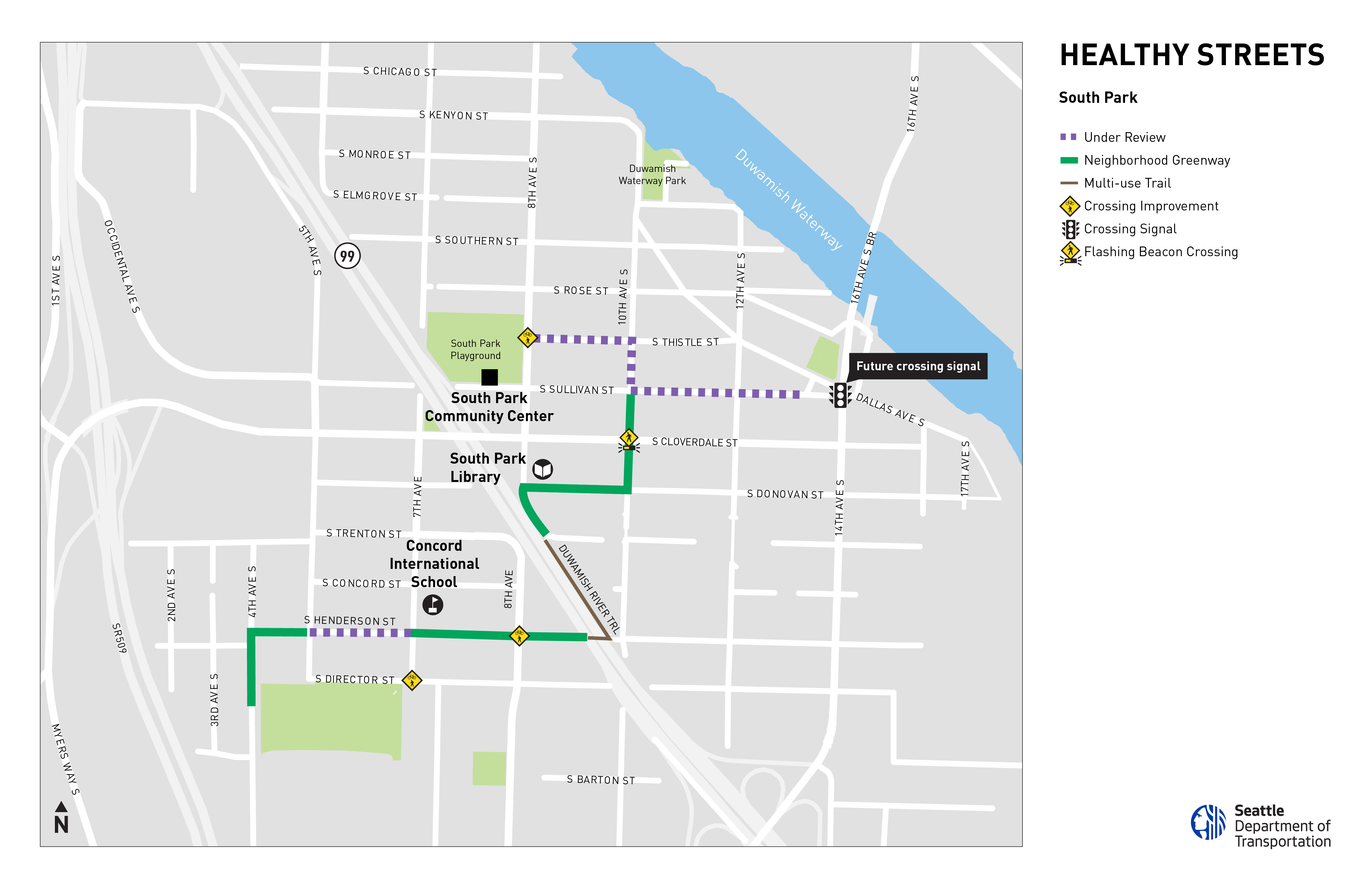 Map of South Park Home Zone