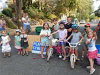 Children enjoying a play street!