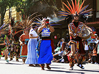 Participants in a parade