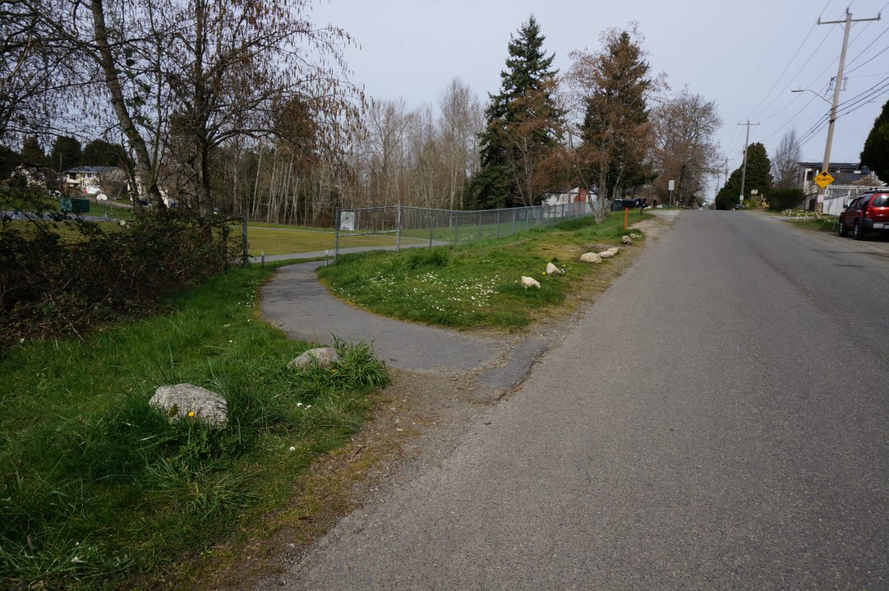 Playground at entrance of Sanislo Elementary School, March 2020