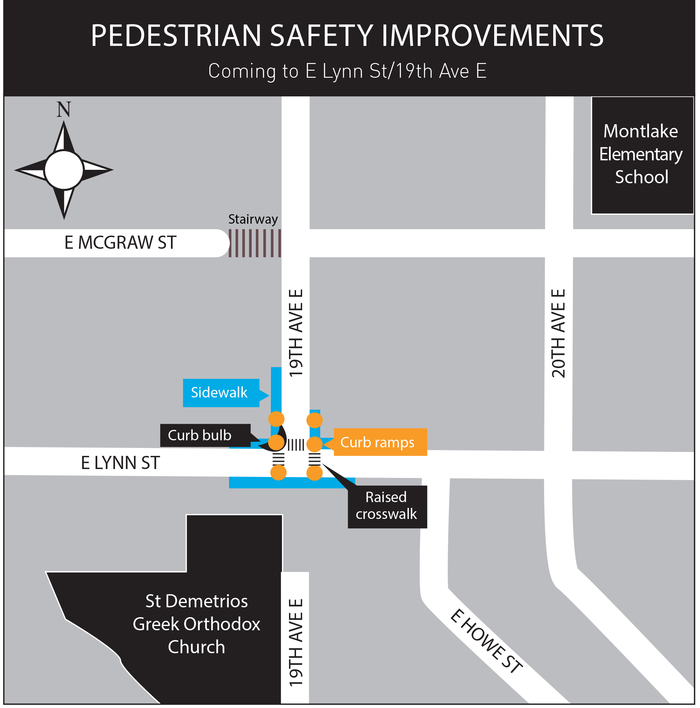 A Map of Pedestrial Safety Improvement