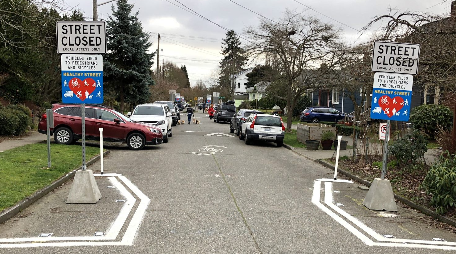 Permanent Healthy Street treatments in Greenwood