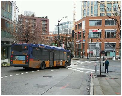 Bus on the street