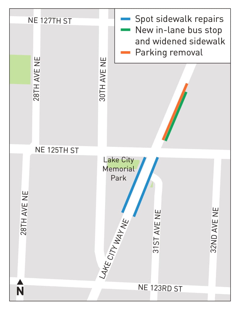 A map of the project area. 