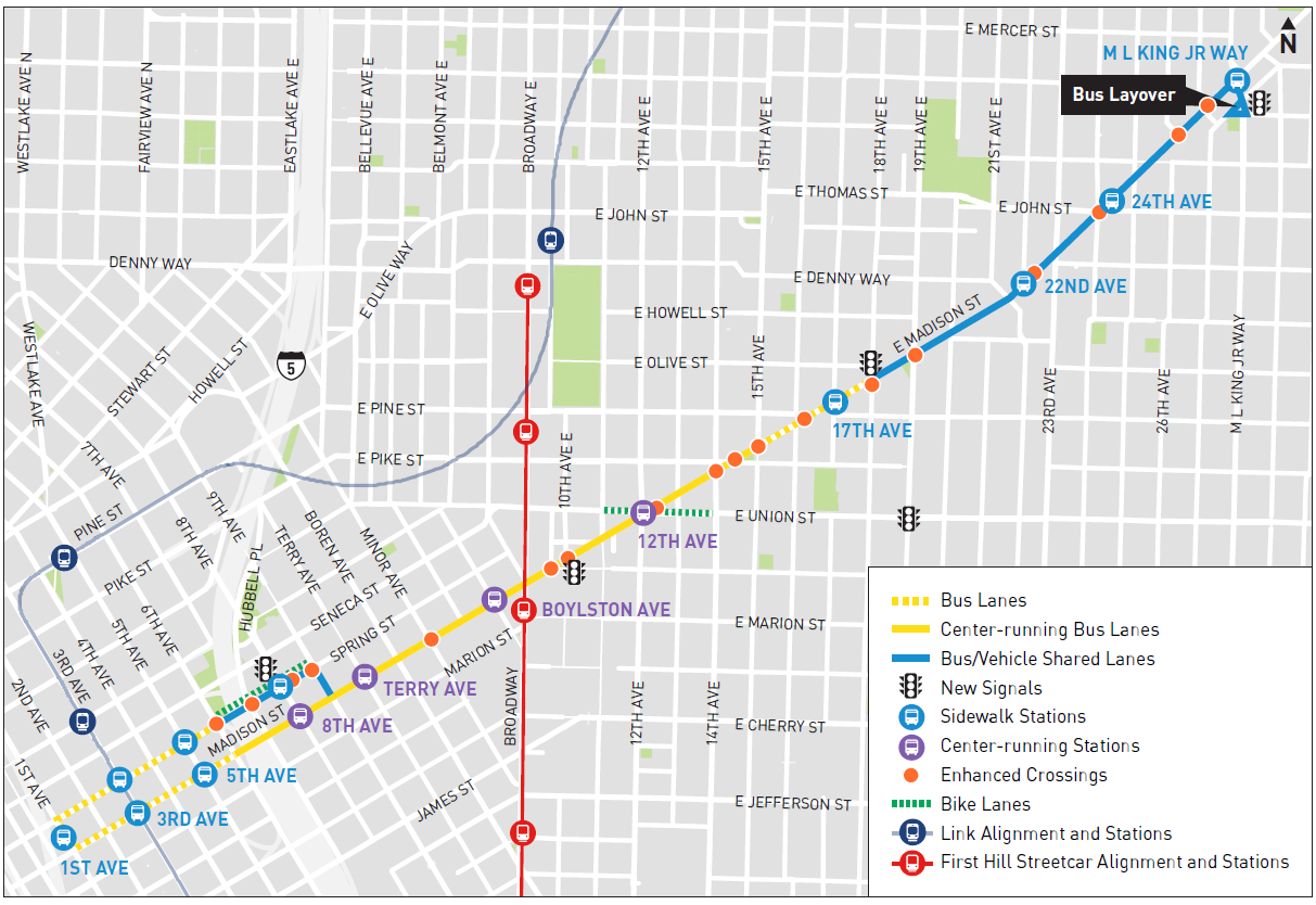 Project features map