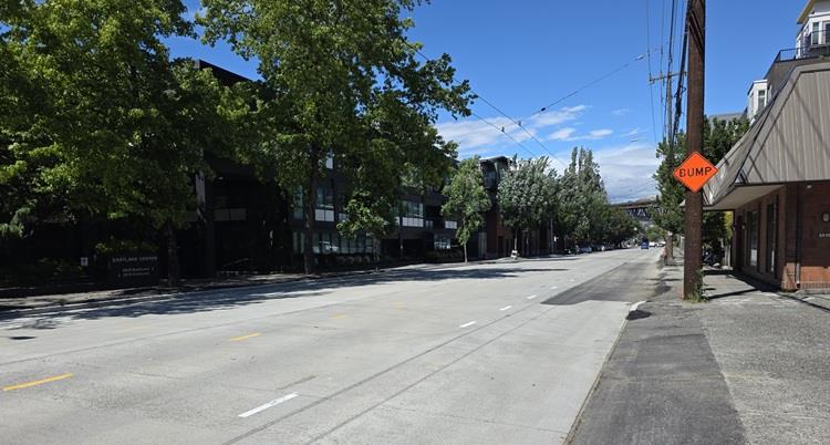 Image shows Eastlake Ave E with no construction 