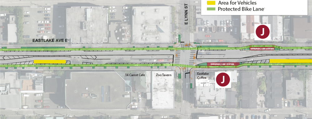 Map showing areas of vehicles storage added to the project based upon community feedback