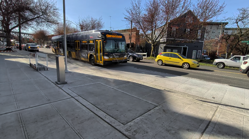 New Lenin Bus stop for Route 40