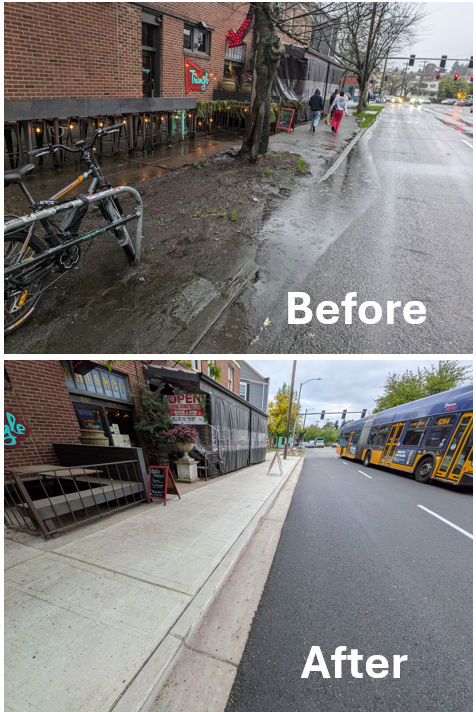 Before and After Fremont PL