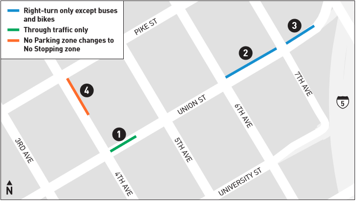 Union Street Transit Improvements Map
