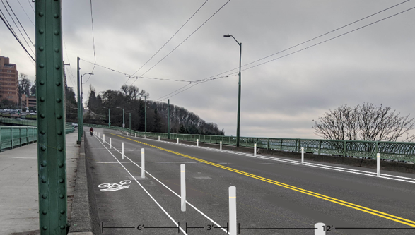 Mock image showing design of Jose Rizal Bridge looking south