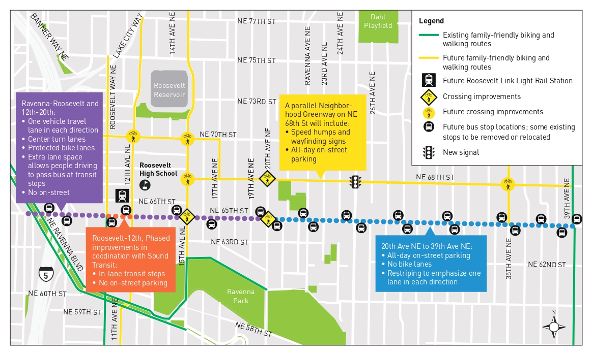 NE 65th St Vision Zero Project Map