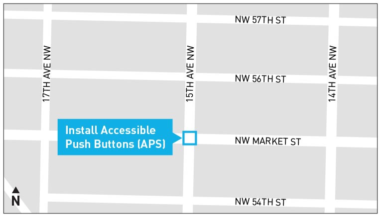15th Ave NW Project Map