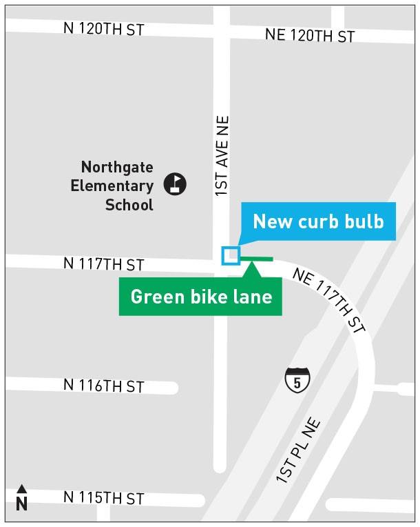1st Ave NE Project Map