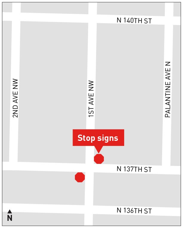 1st Ave NW Project Map