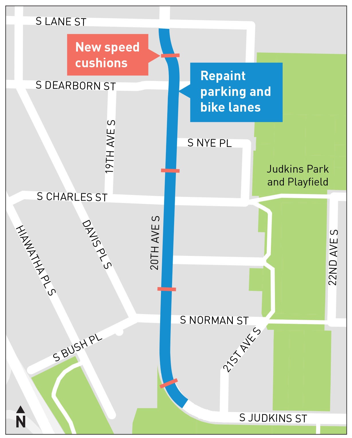 20th Ave S Project Map