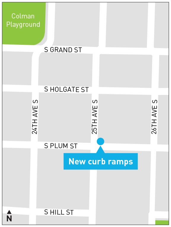 25th Ave S Project Area Map