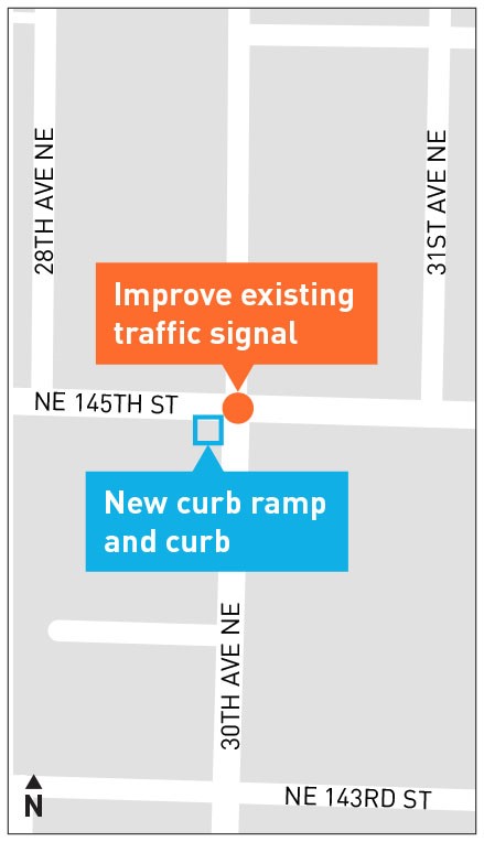 30th Ave NE Project Map