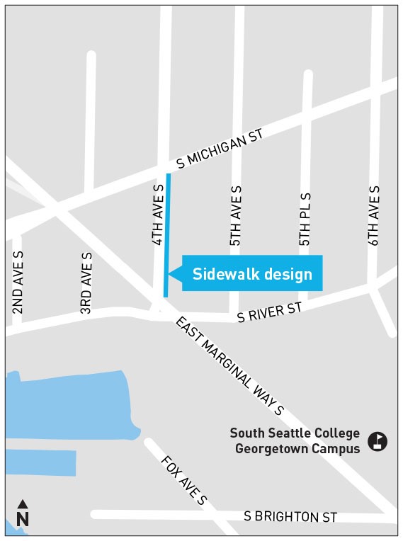 4th Ave S Project Map