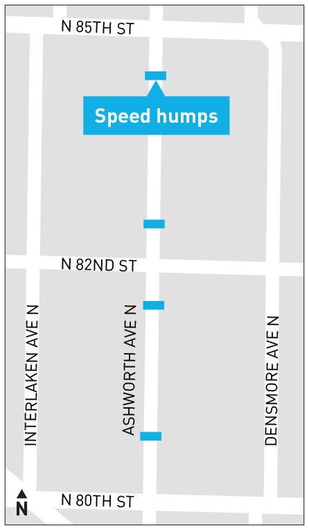 Ashworth Ave N Project Map