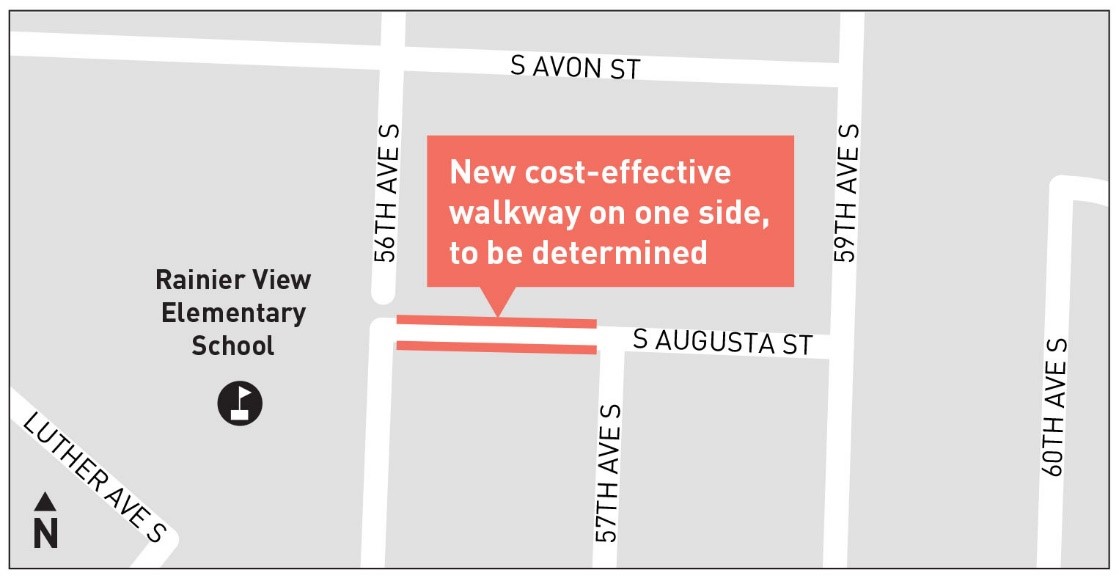 S Augusta St Project Map