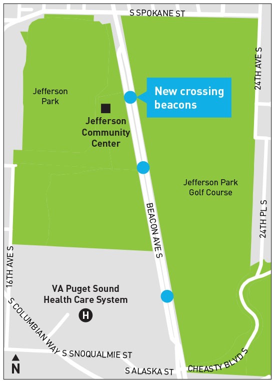 Beacon Ave S Project Map