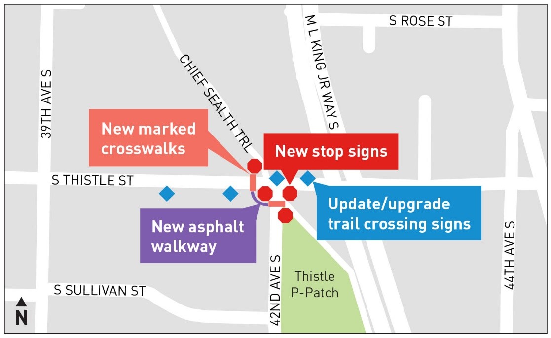 Chief Sealth Trail Project Map