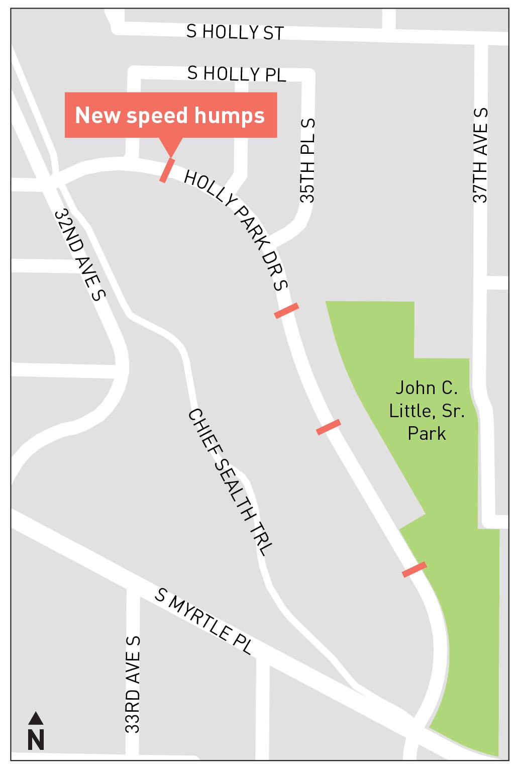 Holly Park Dr Project Map