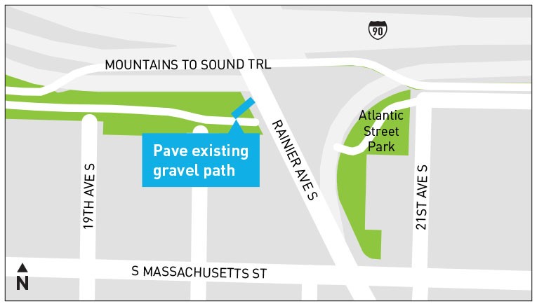 I-90 Project Area Map