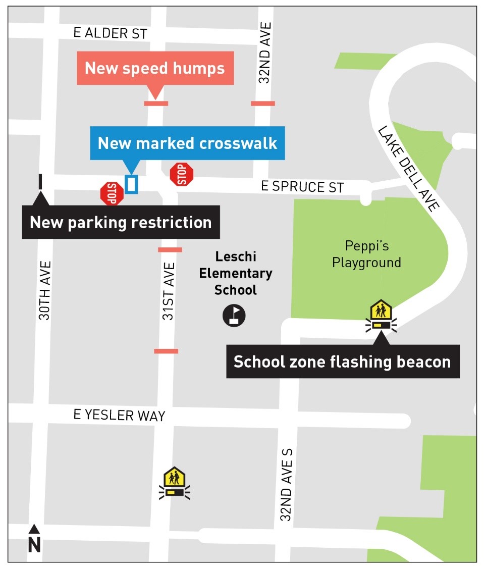 Leschi Elementary School Project Map