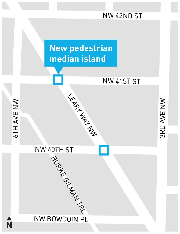 N 40th St Project Map