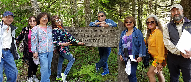 Photo of Community Connections group at Cedar River Watershed