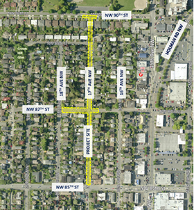 Crown Hill Project site diagram