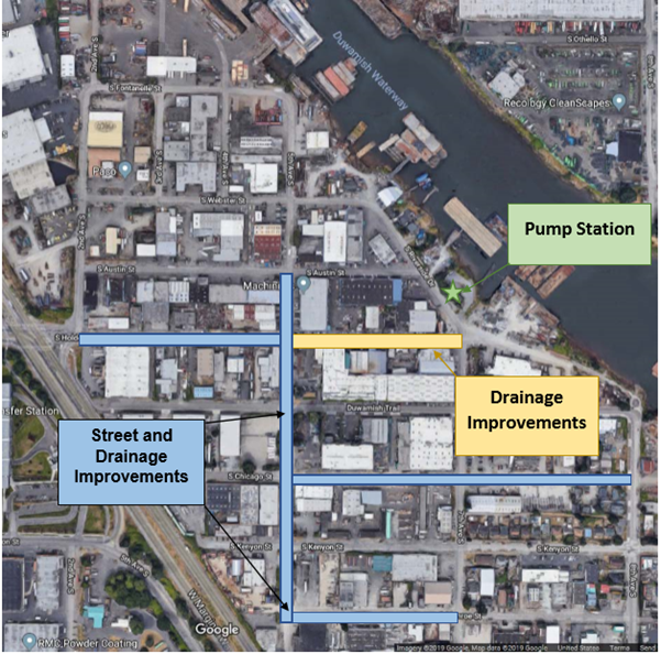 Image map of project site.