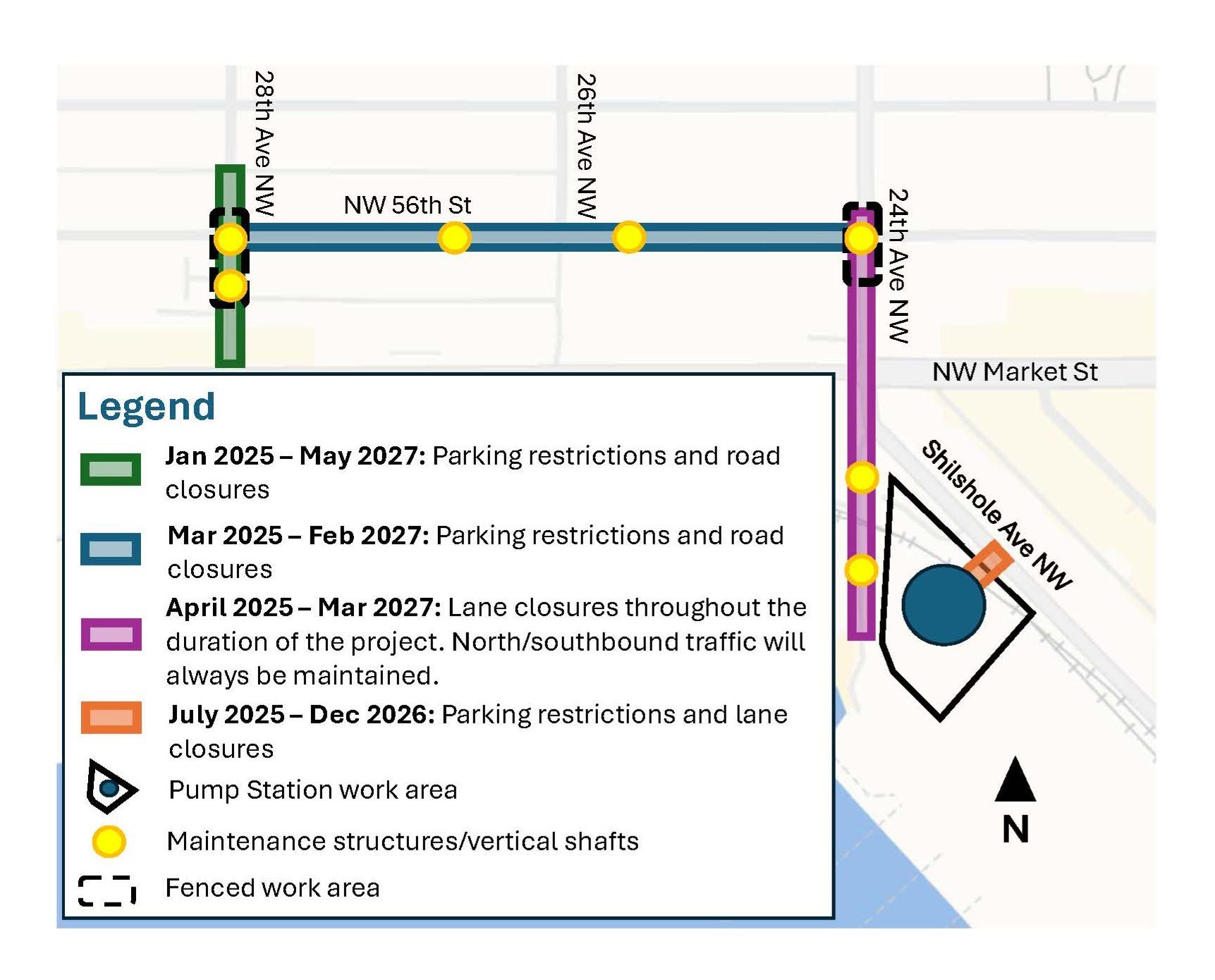 Map of Ballard project area.