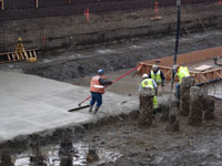 Foundation construction of South Transfer Station