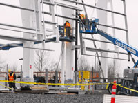 Building construction of South Transfer Station 2