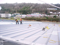 Roof construction of South Transfer Station