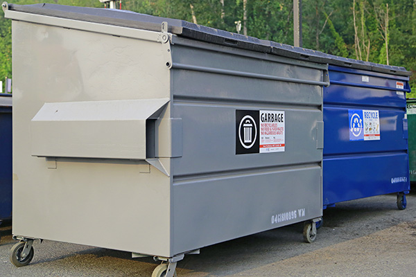 Photo of SPU dumpsters