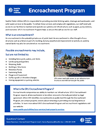 encroachment program fact sheet